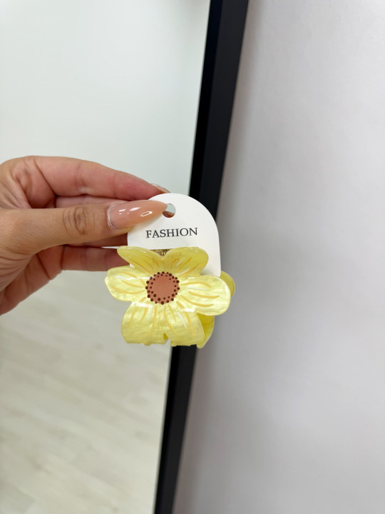 PINZA FLOR AMARILLA